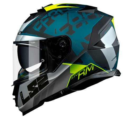 Capacete LS2 FF800 Storm Splinter Preto Cinza Fosco