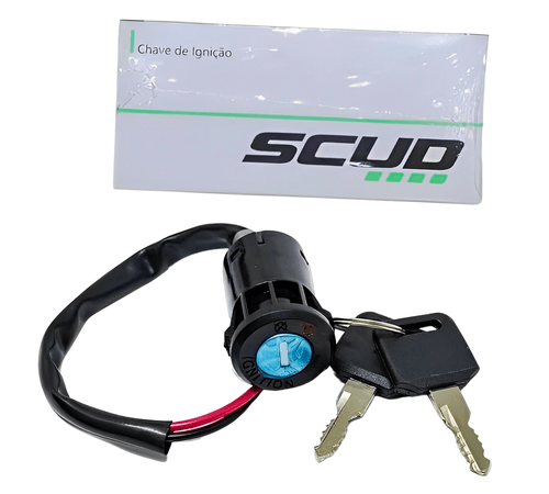 Contato Chave Ignição Titan 125 Fan 125 02 Fios - Scud