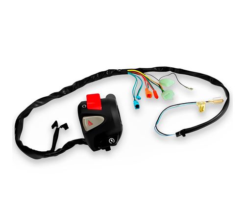 Punho Partida Fan Titan Start Cargo 150 160 Com Pisca Alerta