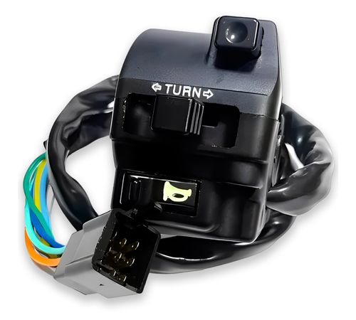 Punho Interruptor Luz Fan 125 2005 Até 2008 08 Fios - MTBR