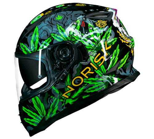 Capacete Norisk FF302 Soul Magic Seeds Verde 56
