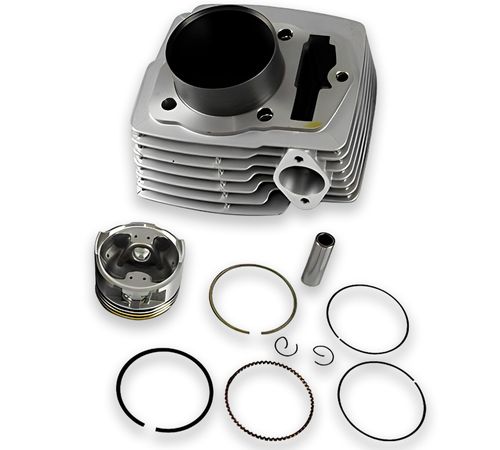 Kit Cilindro Motor Pistão Anéis Nxr 150 Bros 2003 Até 2005