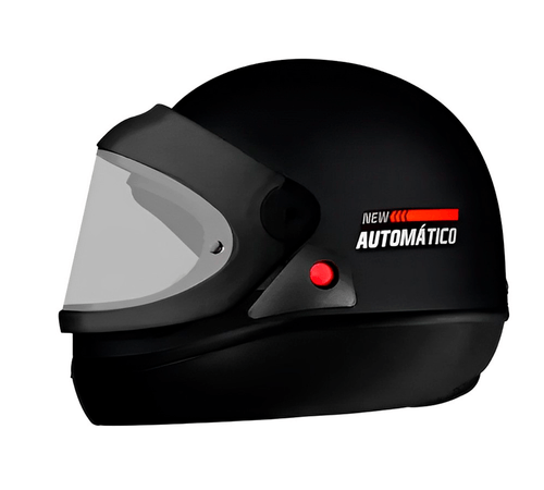 Capacete EBF Automatico Preto Fosco