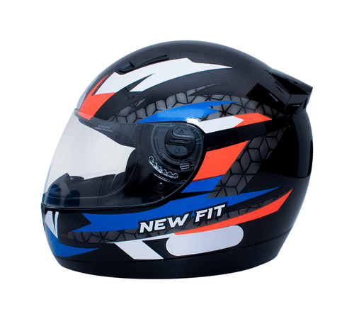 Capacete EBF New Fit Control Preto Azul