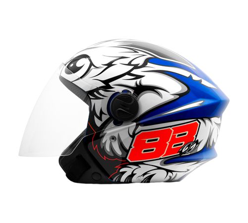 Capacete Pro Tork New Liberty 3 GP 88 Fosco Azul