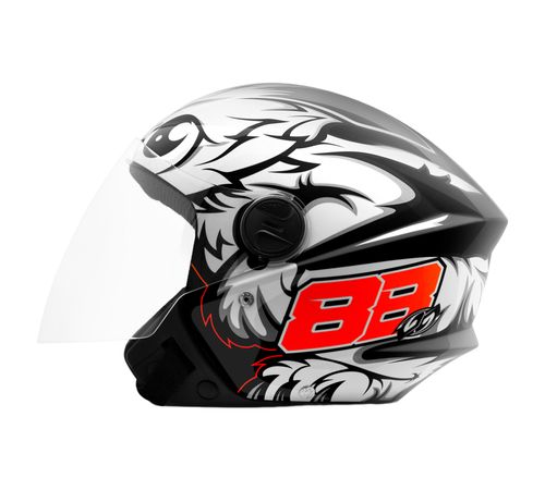 Capacete Pro Tork New Liberty 3 GP 88 Fosco Preto
