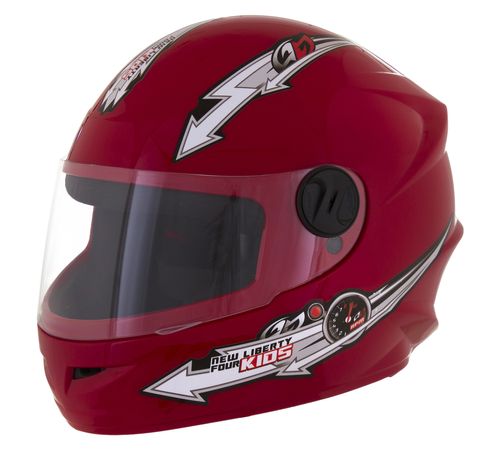 Capacete Pro Tork Infantil New Liberty Four Kids Vermelho 54