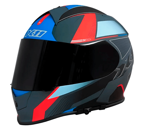 Capacete X11 Revo Pro Flagger SV Vermelho Fosco