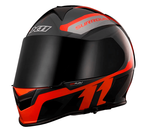 Capacete X11 Revo Pro Surround Laranja