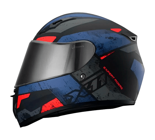 Capacete X11 Trust Pro Ballads Azul Laranja