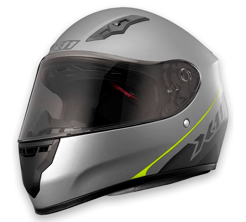 Capacete X11 Trust Solides Prata Metálico
