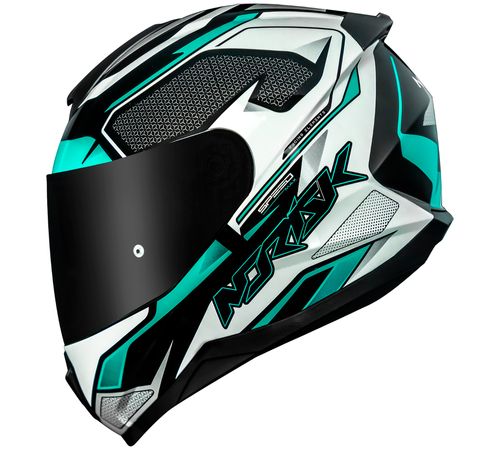 Capacete Norisk Razor Speedmax Preto Verde