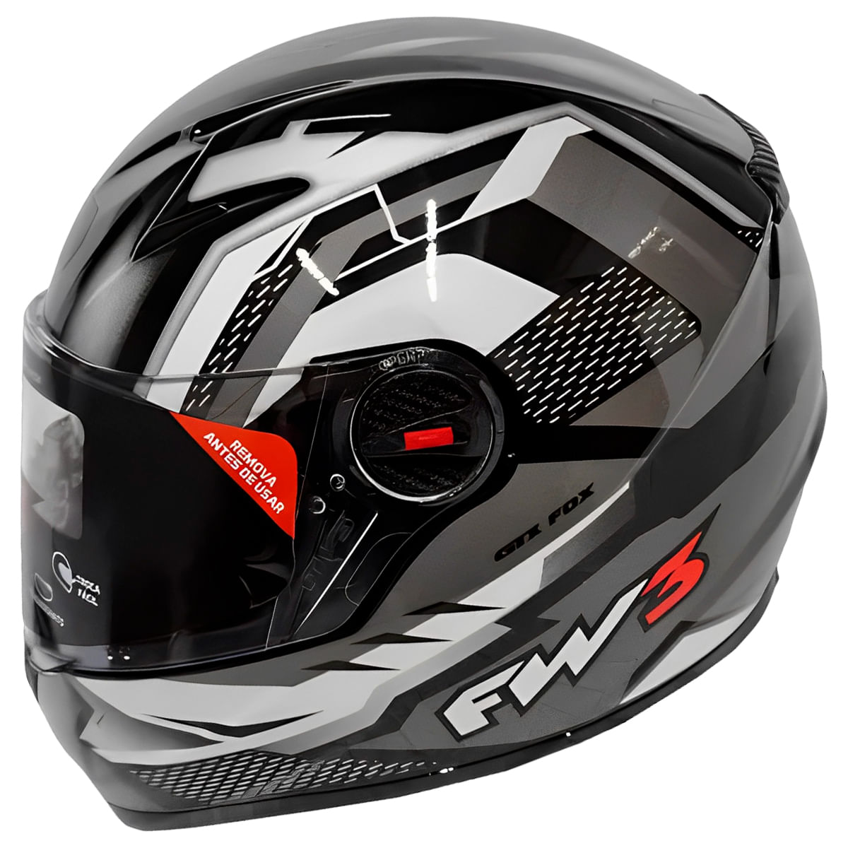 Capacete FW3 GTX Fox Grafite