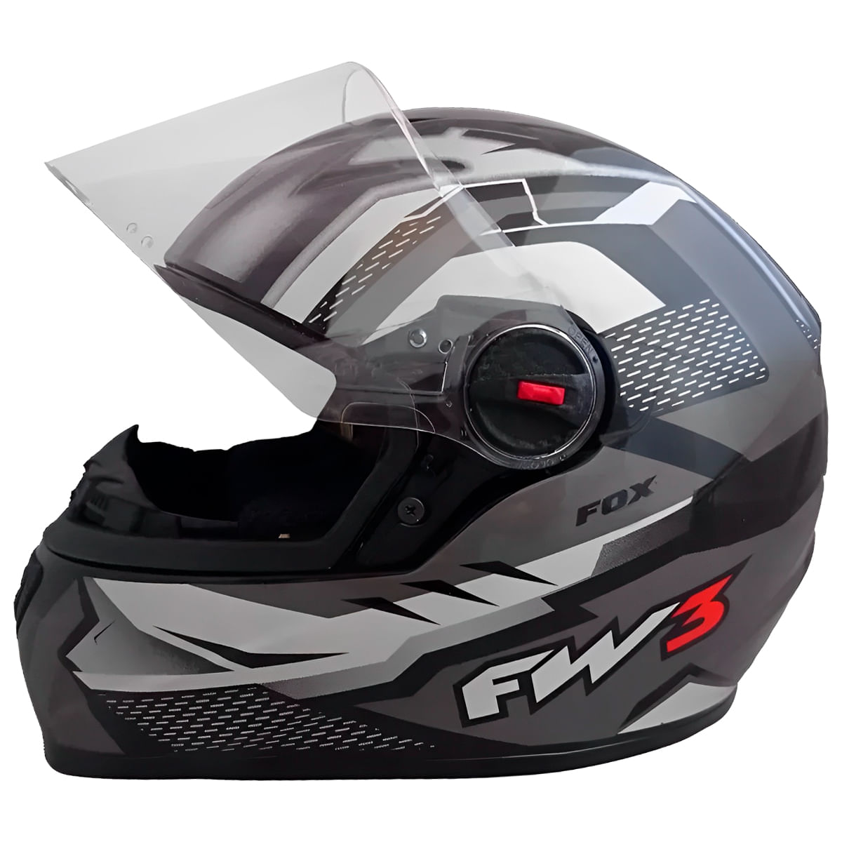Capacete FW3 GTN Fox Grafite