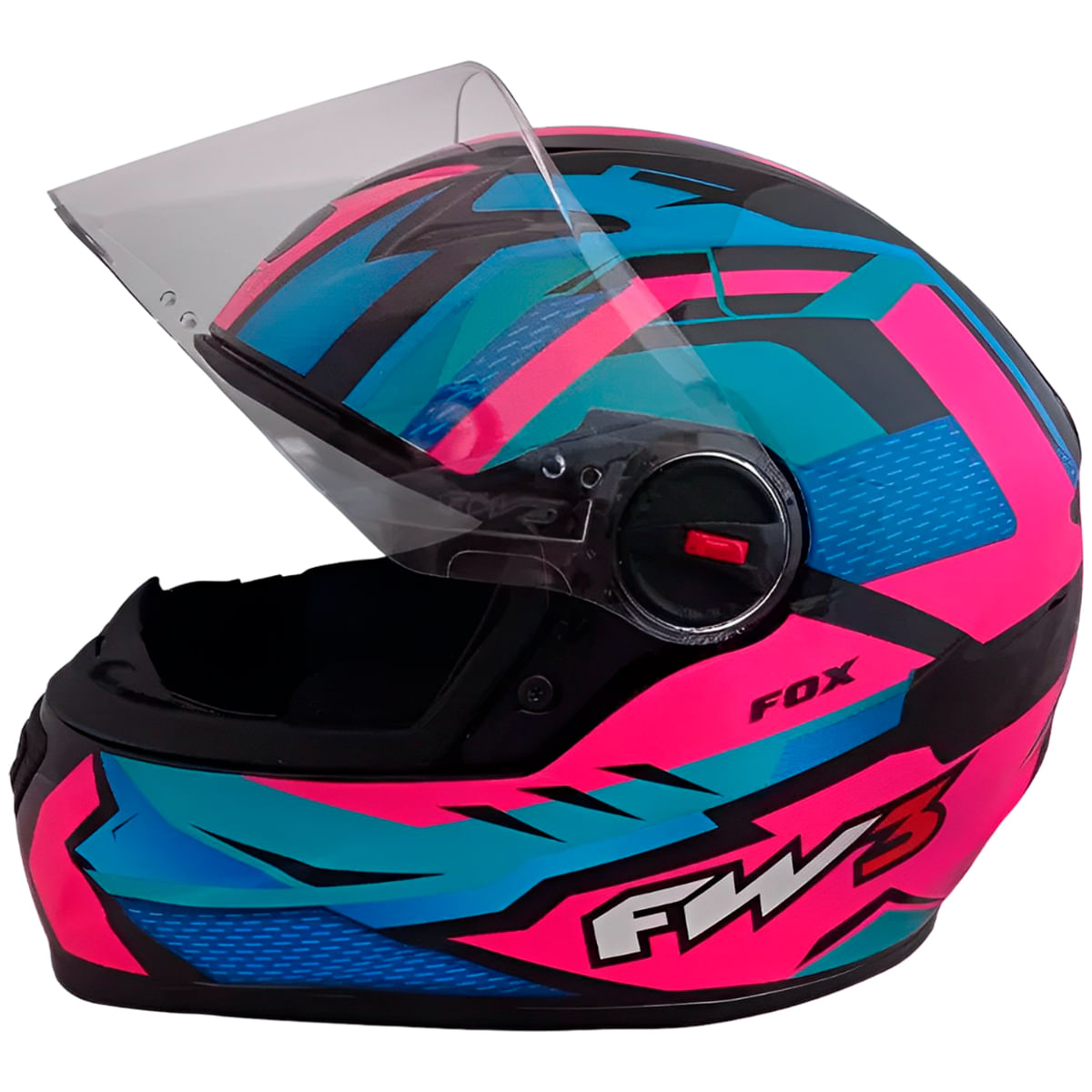 Capacete FW3 GTN Fox Rosa