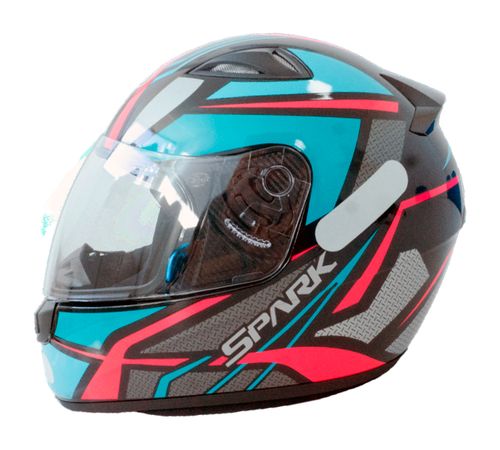 Capacete EBF Spark Spider Preto Tiffany