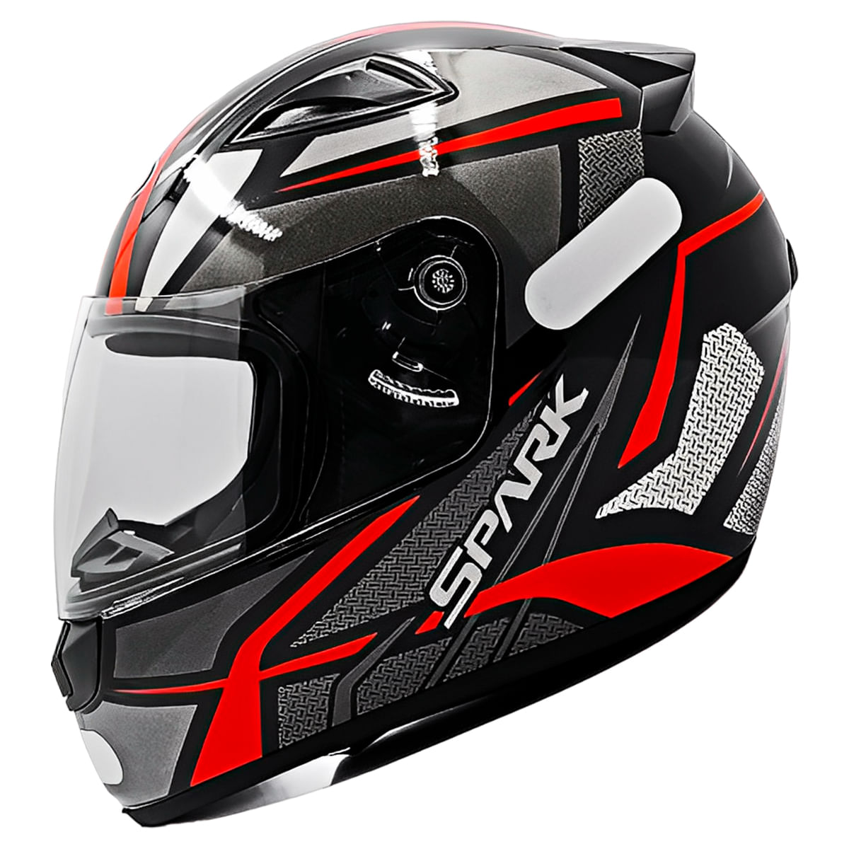 Capacete EBF Spark Spider Preto Vermelho