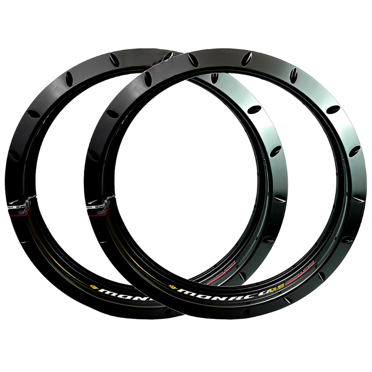Aro Roda 19x160 E 17x215 Modelo GS Preto Par - Monaco