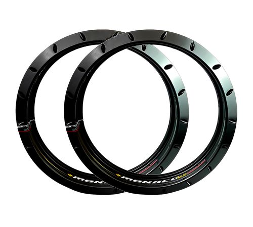 Aro Roda 21x185 E 18x215 Modelo GS Preto Brilho Par - Monaco