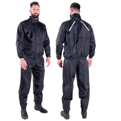 Capa Chuva Nylon Confort Masculino Preto - Piraval
