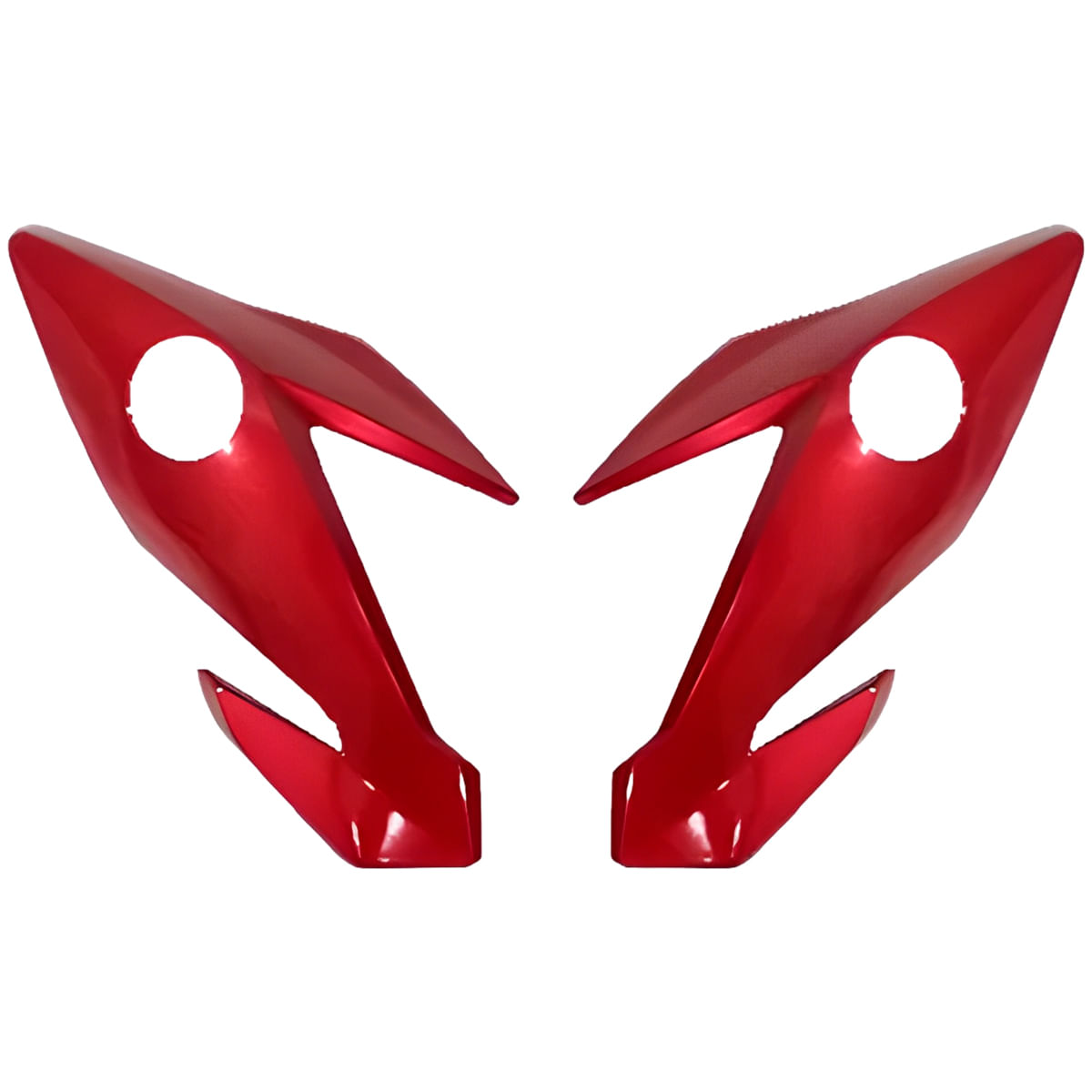 Carenagem Farol Lateral Titan 160 2024 Vermelho Perolizado