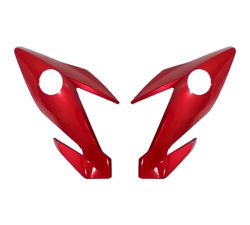Carenagem Farol Lateral Titan 160 2024 Vermelho Perolizado
