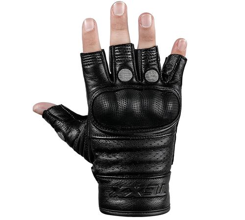 Luva Texx Liberty Meio Dedo Preto