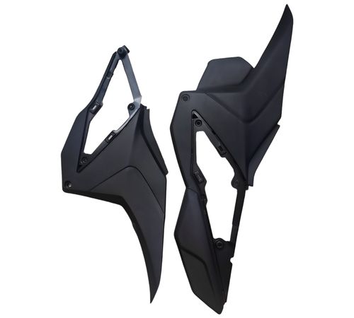 Tampa Lateral Inferior XRE 190 2016 Até 2023 Preto Fosco