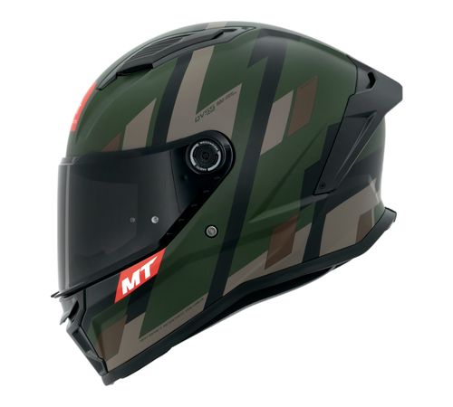 Capacete MT Stinger 2 Register D16 Fosco Verde