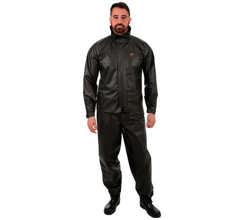 Capa Chuva Pioneira PVC Bravo Gola Preto
