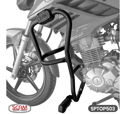 Protetor Motor Carenagem Fazer 150 2014 Até 2024 Factor 150 2016 Até 2024 - Scam