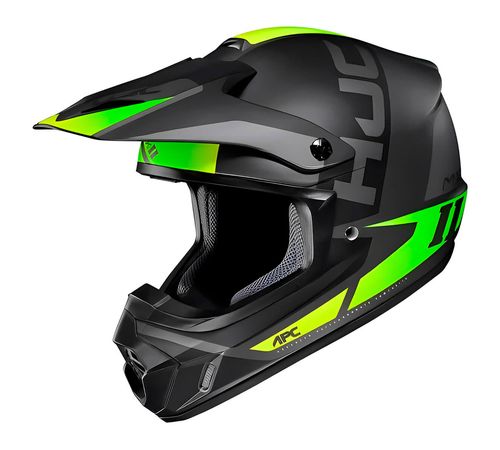 Capacete Original HJC Off CSMXII Creed Cinza Verde