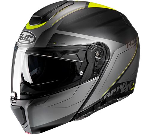 Capacete Original HJC RPHA 90S Cadan Preto Cinza Verde