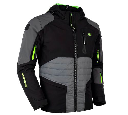 Jaqueta Texx Miami Cinza Preto Verde