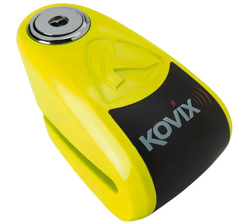 Trava Disco Com Alarme KAZ10-Y Amarelo - Kovix