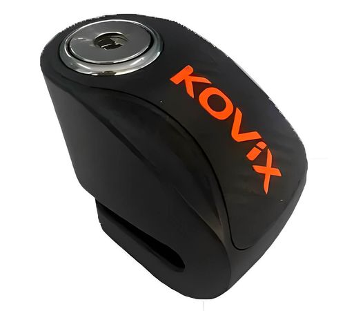 Trava Disco Com Alarme KT6-BK Preto - Kovix