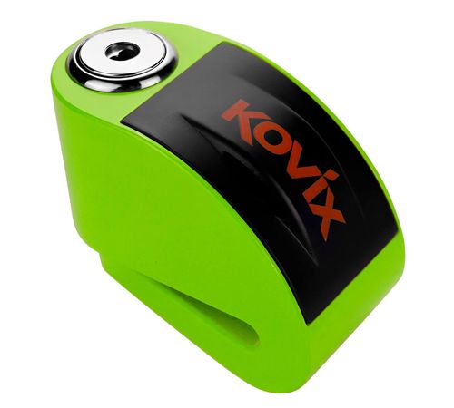 Trava Disco Com Alarme KT6-FG Verde - Kovix