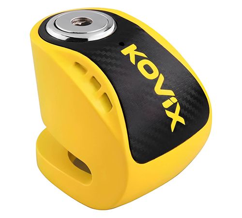 Trava Disco Com Alarme KNX6-Y Amarelo - Kovix