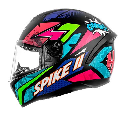 Capacete Peels Spike 2 HQS Preto Color