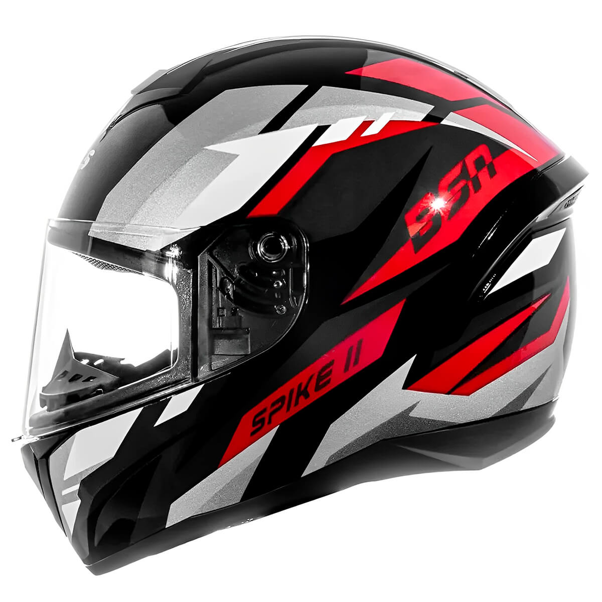 Capacete Peels Spike 2 BSN Preto Vermelho