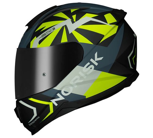 Capacete Original Norisk Razor GodSpeed Fosco Azul Verde