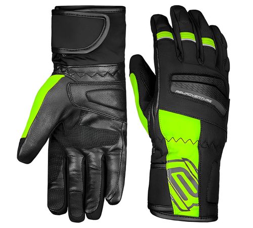 Luva ASW Adventure Preto Fluorescente