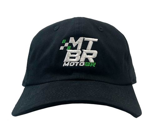 Boné Moto BR Dad Hat Bordado Preto