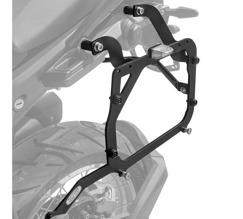 Suporte Baú Lateral Independente – R1300 GS 2024+ Preto - Scam