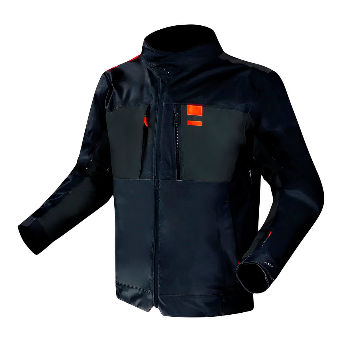 Jaqueta LS2 Titanium Azul Laranja