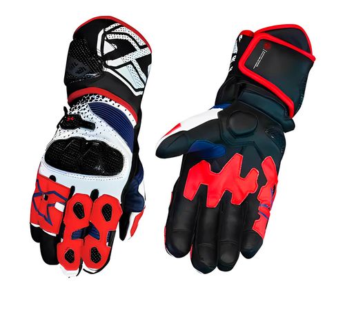 Luva X11 Racing Carbon Tricolor