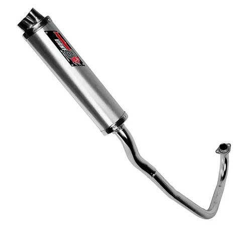 Escapamento Sundown Max 125 Eight B8 Cromado - Pro Tork