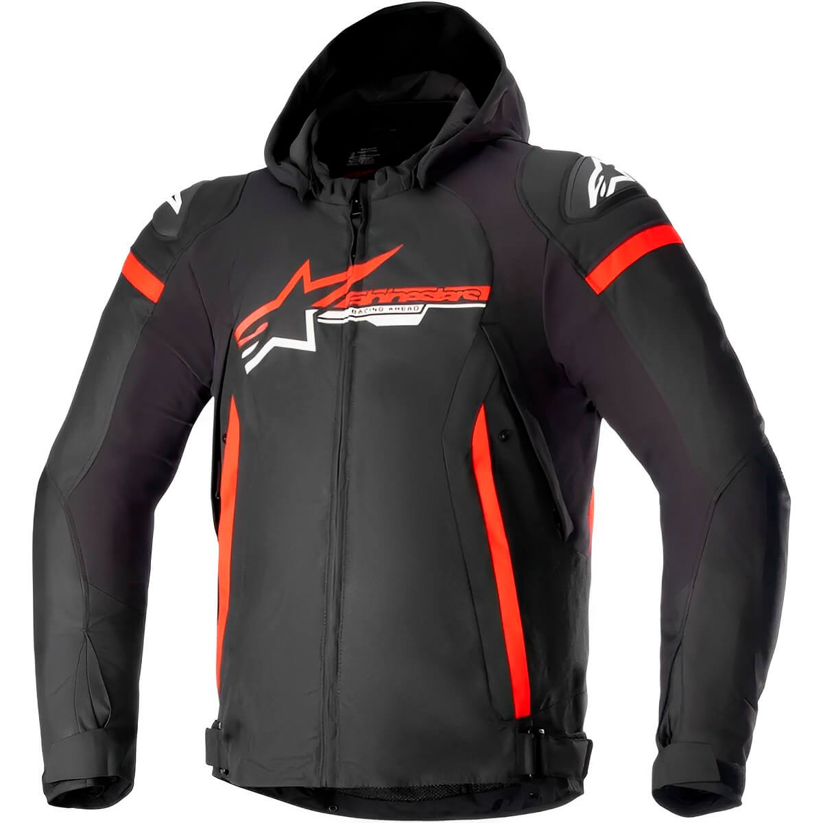Jaqueta Alpinestars Zaca WP Preto Vermelho Branco