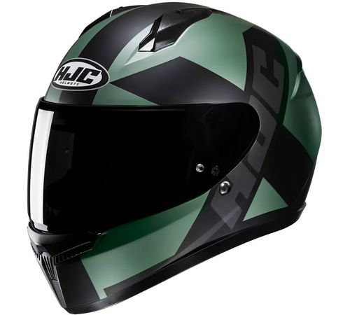 Capacete Original HJC C10 Tez Verde Preto