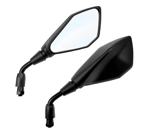 Retrovisor Kawasaki Z400 Z800 Rosca Yamaha Haste Curta Par